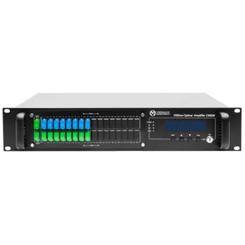 Оптический усилитель VERMAX для сетей КТВ, 2 входа, 8*24dBm выходов, WDM фильтр PON